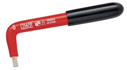 Угловой шестигранный диэлектрический VDE ключ NWS