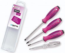 Набор отверток WITTE MAXXPRO WOMEN LINE 4 пр. Набор отверток WITTE MAXXPRO WOMEN LINE 4 пр.
